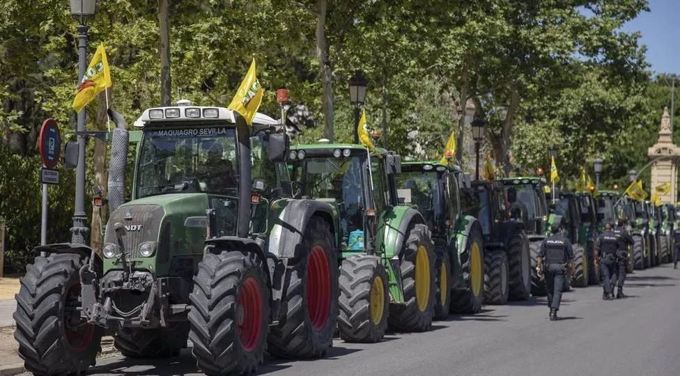 El campo español volverá a las carreteras