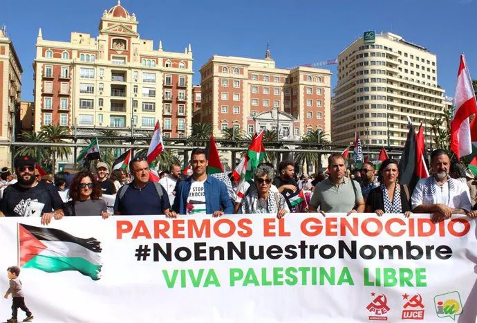 Manifestación Palestina Málaga