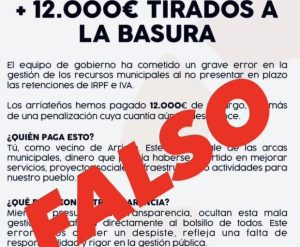 “Arriate no merece bulos”: Desmentido categórico del Ayuntamiento de Arriate 1 “Arriate no merece bulos”: Desmentido categórico del Ayuntamiento de Arriate