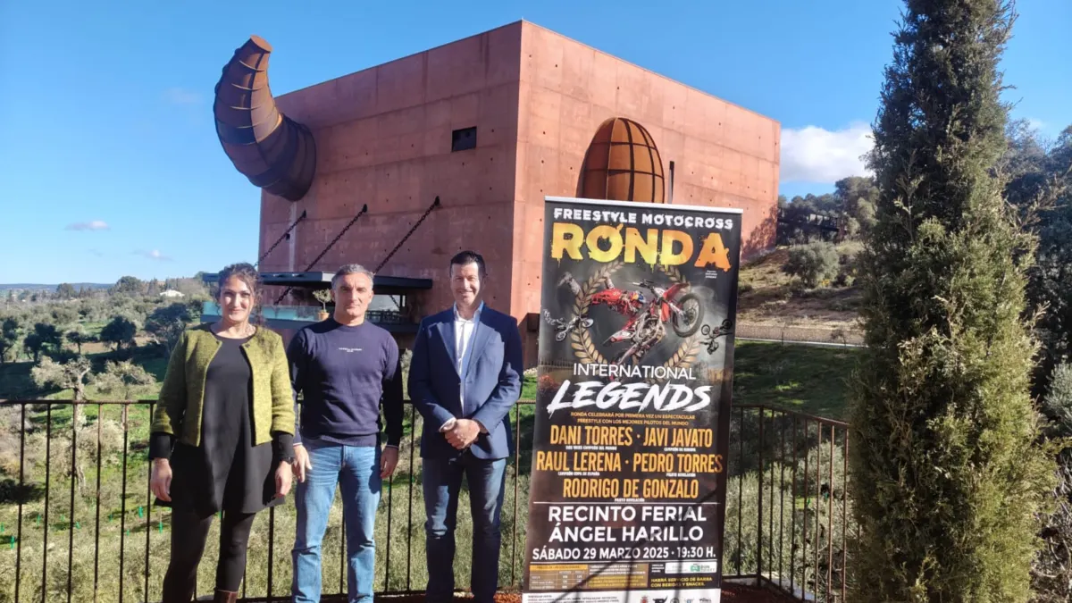 Ronda acoge el espectáculo de motocross ‘freestyle’ con campeones nacionales e internacionales