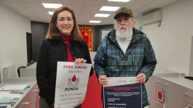 Ayuntamiento y Cruz Roja presentan la primera campaña de donación de sangre del año en Ronda