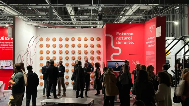 El stand de Genalguacil Pueblo Museo recibe miles de visitas durante la celebración de ARCO Madrid 2025