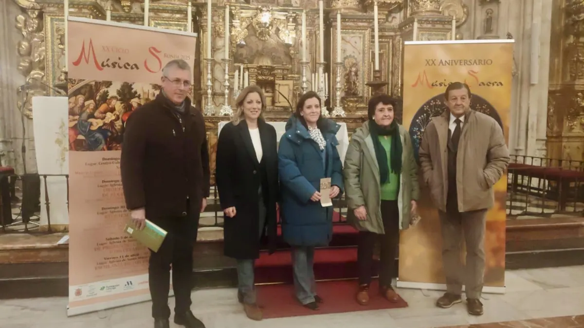 Presentada la XX edición del concierto de Música Sacra de Ronda