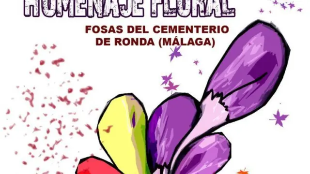 Homenaje floral a las 1.607 víctimas de las fosas del cementerio