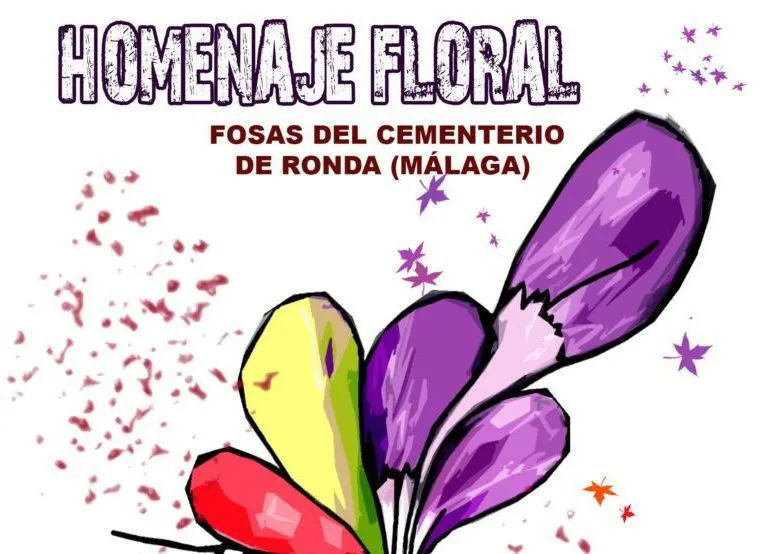 Homenaje floral a las 1.607 víctimas de las fosas del cementerio