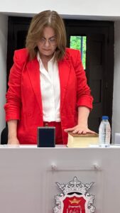 Toman posesión como nuevos concejales socialistas, José Ramón Barragán y María del Mar Lobato 1 María del Mar Lobato