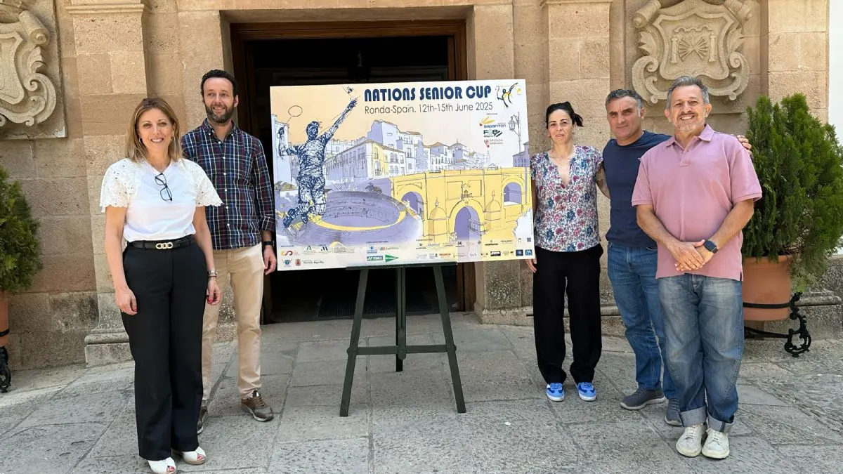 Ronda acogerá la Nations Senior Cup de bádminton en junio con más de 400 jugadores de toda Europa