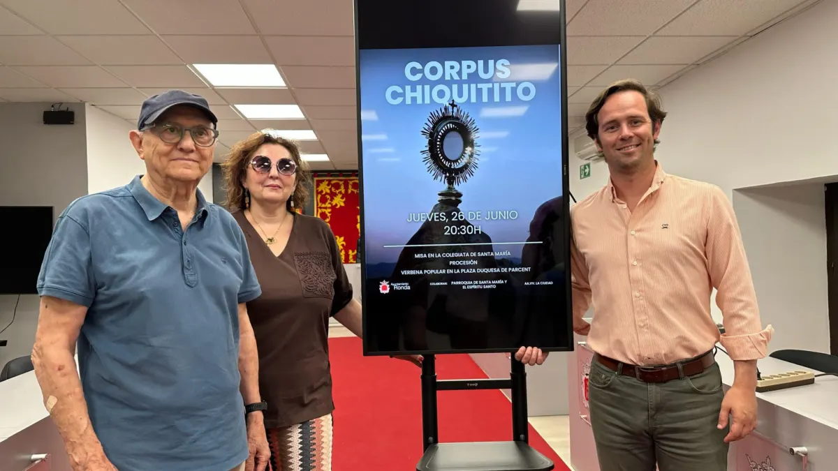 El Ayuntamiento y la AA.VV. de ‘La Ciudad’ presentan las actividades del tradicional ‘Corpus Chiquito’