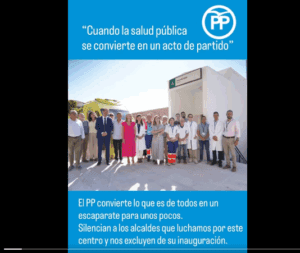 El alcalde de Genalguacil le saca los colores al PP andaluz y a la Junta tras un acto de sectarismo casposo en la inauguración del centro de Salud de Algatocín 2 El alcalde de Genalguacil le saca los colores al PP andaluz y a la Junta tras un acto de sectarismo casposo en la inauguración del centro de Salud de Algatocín