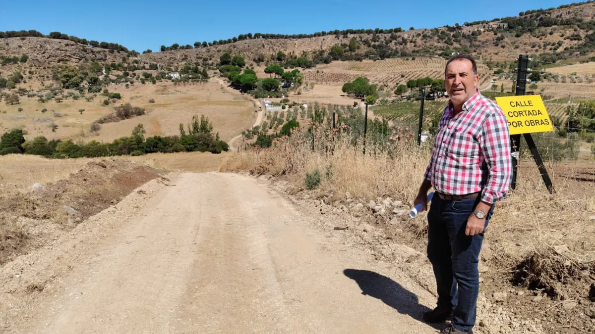 Mejoras de caminos rurales de Ronda por valor de un millón de euros
