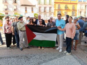 Concentración en la Plaza del Socorro de Ronda en apoyo al pueblo palestino 1 Concentración en la Plaza del Socorro de Ronda en apoyo al pueblo palestino