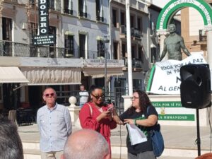 Concentración en la Plaza del Socorro de Ronda en apoyo al pueblo palestino 2 Concentración en la Plaza del Socorro de Ronda en apoyo al pueblo palestino