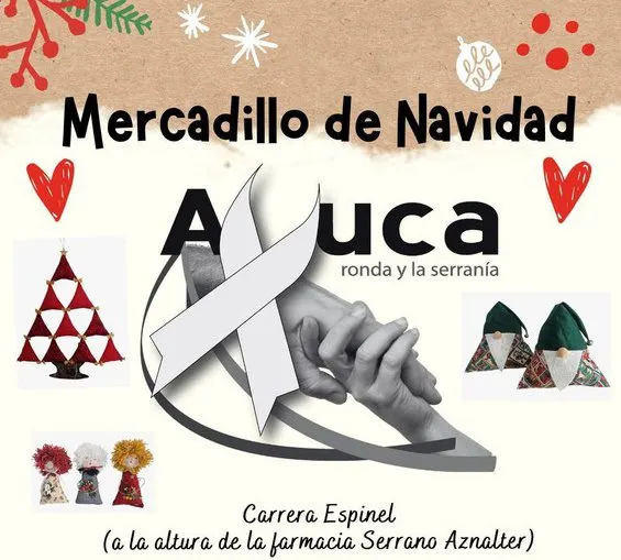 Vuelve este 4 de diciembre el Mercadillo de Navidad de AYUCA
