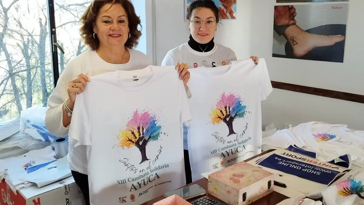Arranca la venta de camisetas y dorsales para la XIII Caminata Solidaria de AYUCA y la I Carrera Infantil