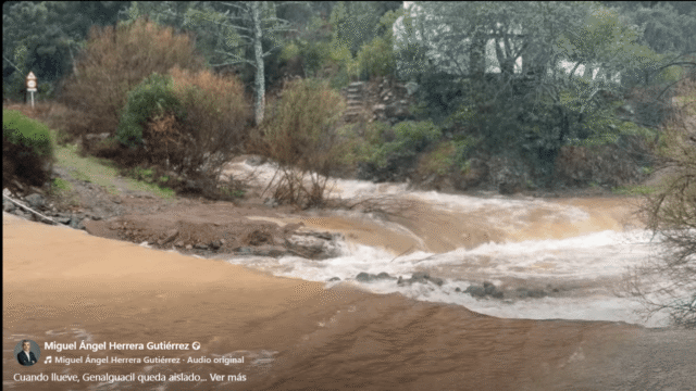 Inundaciones. lluvia. Alpandeire