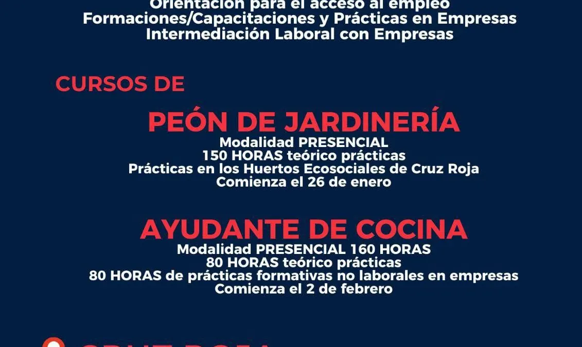 Cruz Roja Ronda pone en marcha nuevas formaciones dentro de su Plan de Empleo Juvenil
