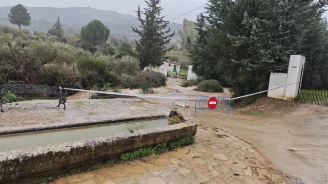 Inundaciones. lluvia. Alpandeire