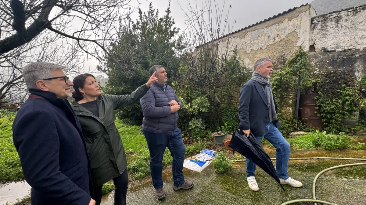 Los socialistas malagueños muestran en Benaoján su colaboración con Junta y Diputación para que las ayudas lleguen lo antes posible a los afectados…