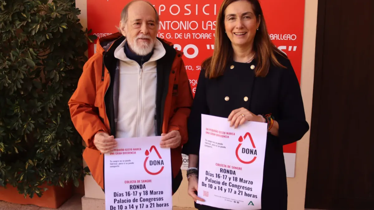 Ronda acoge una nueva campaña de donación de sangre hasta el 18 de marzo en horario de mañana y tarde