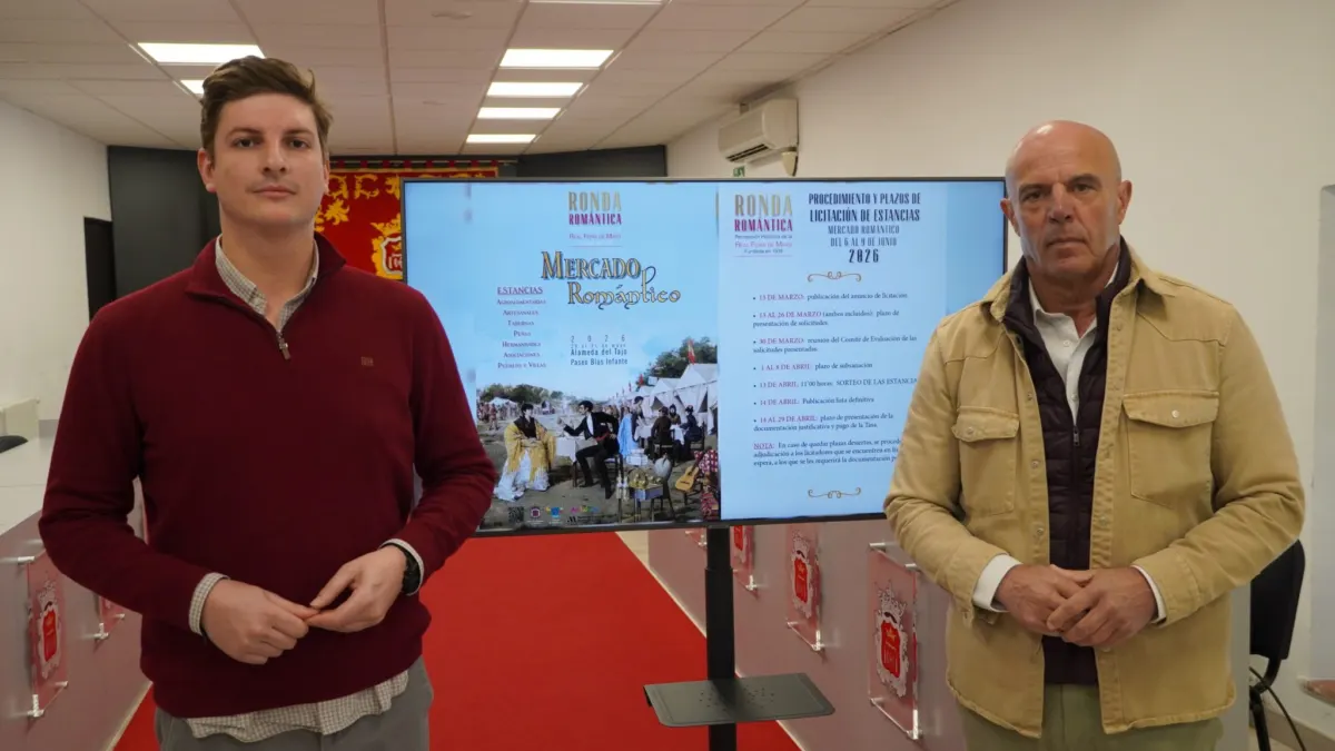 Abierto el plazo de solicitud para participar en el Mercado de Ronda Romántica