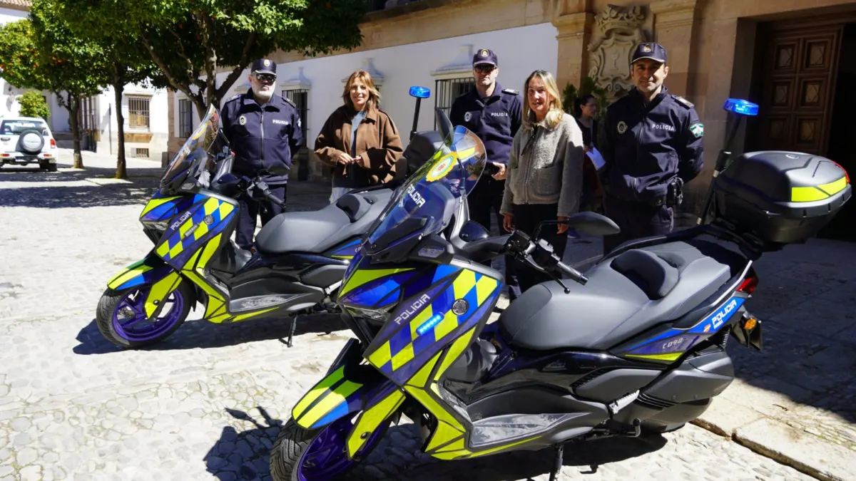 Dos nuevas motocicletas para la Policía Local de Ronda