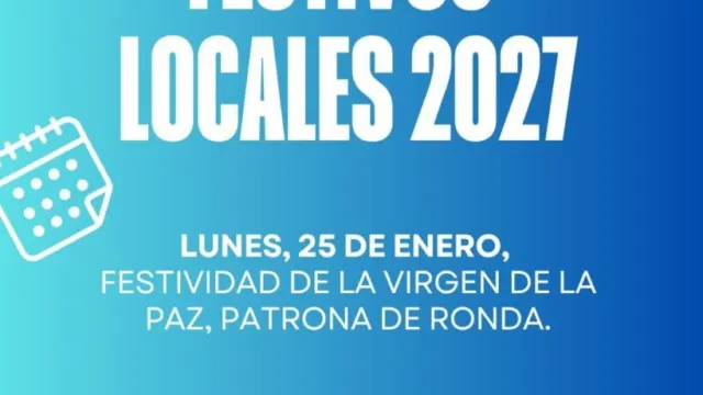 Aprobados los días festivos locales de Ronda