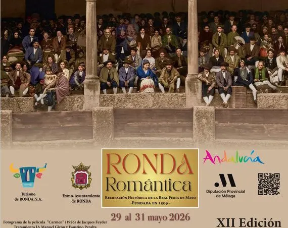Ronda Romántica 2026 convierte a la ciudad en un gran escenario del siglo XIX