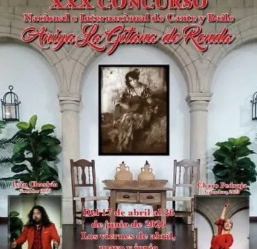Ronda: El Concurso Nacional de Cante y Baile Aniya la Gitana celebra este viernes su sexta eliminatoria