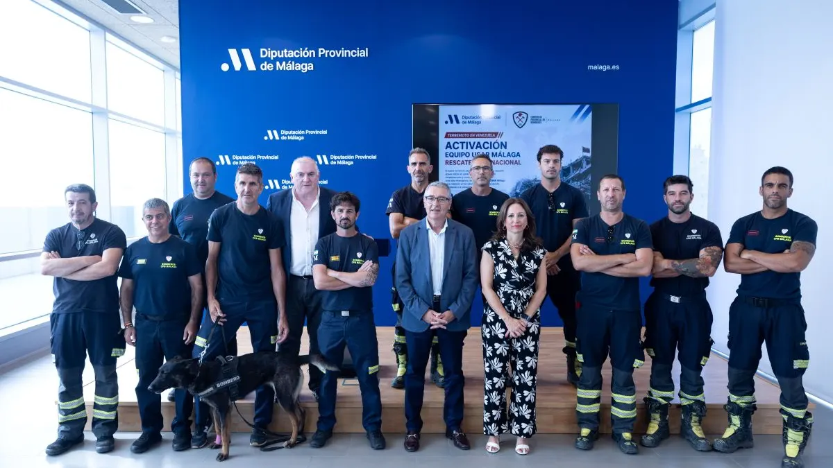 Diputación rinde Homenaje a los bomberos de Málaga y reconoce su labor esencial en la Serranía durante los fuertes temporales de febrero