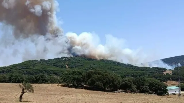 Incendio en Grazalema