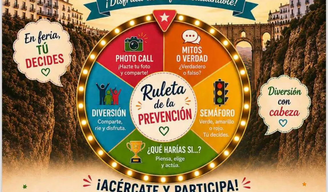 El Fuerte albergará el próximo lunes una jornada de concienciación sobre el consumo de alcohol y drogas ante la Feria de Ronda