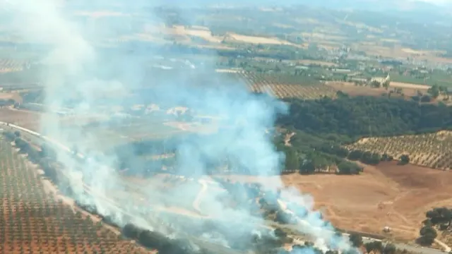 El Infoca da por extinguido el incendio forestal de La Parchite tras quemarse 1,2 hectáreas