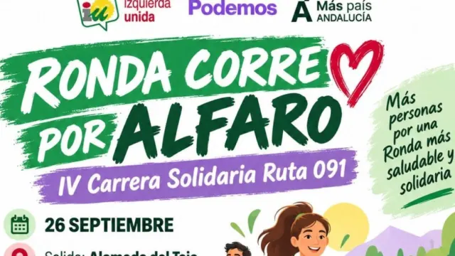 CON RONDA anima a participar en la IV Carrera Solidaria Ruta 091 a beneficio de ALFARO