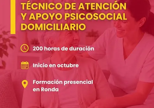 La Cámara de Comercio de Málaga organiza un curso gratuito de ayuda a domicilio en Ronda