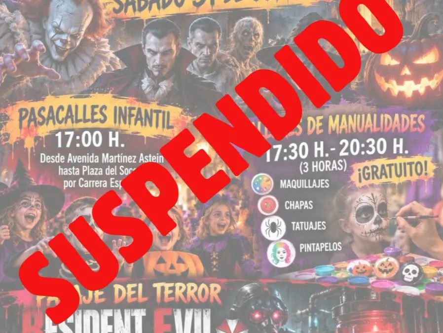 Ronda suspende las celebraciones de Halloween y aplaza su agenda cultural por el luto nacional del accidente ferroviario